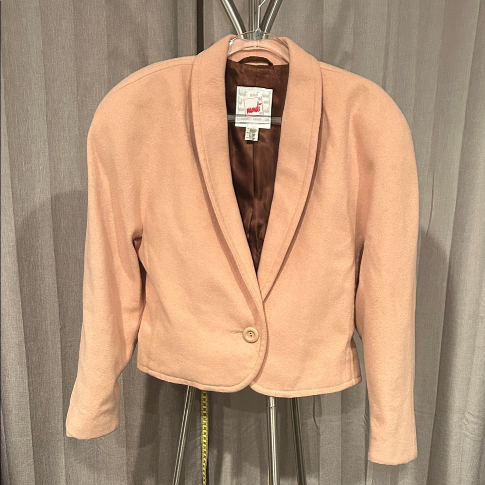 Mondi‎ Blush Pink Cropped Blazer